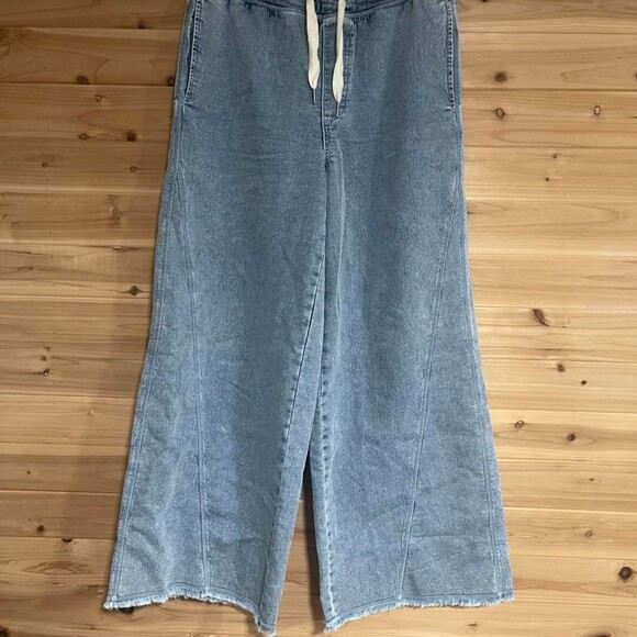 Aerie Denim - Aerie Light Wash Wide Leg 02 F 0